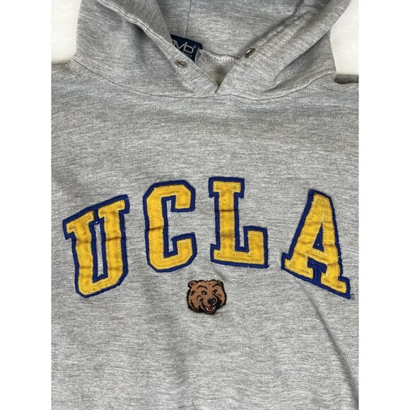 Vintage UCLA Bruins Hoodie Sweatshirt Adult Size Large Embroidered Spell Out - Picture 2 of 9